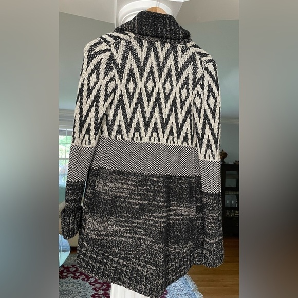 Lucky Brand women’s open front western long Cardigan / sweater size small - Picture 2 of 5